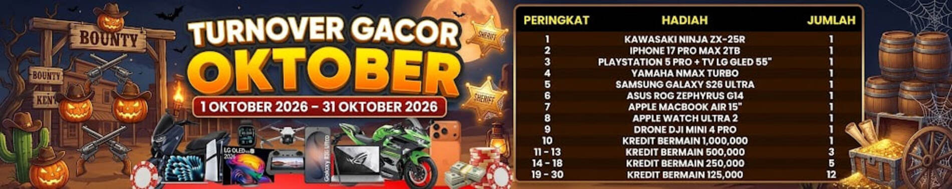 SPESIAL EVENT TURNAMENT TURNOVER JUNI 2026
